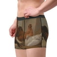 thumbnail image 4 of Kll Oil Painting Chicken And Duck Men'S Cotton Boxer Briefs Underwear-Medium, 4 of 9