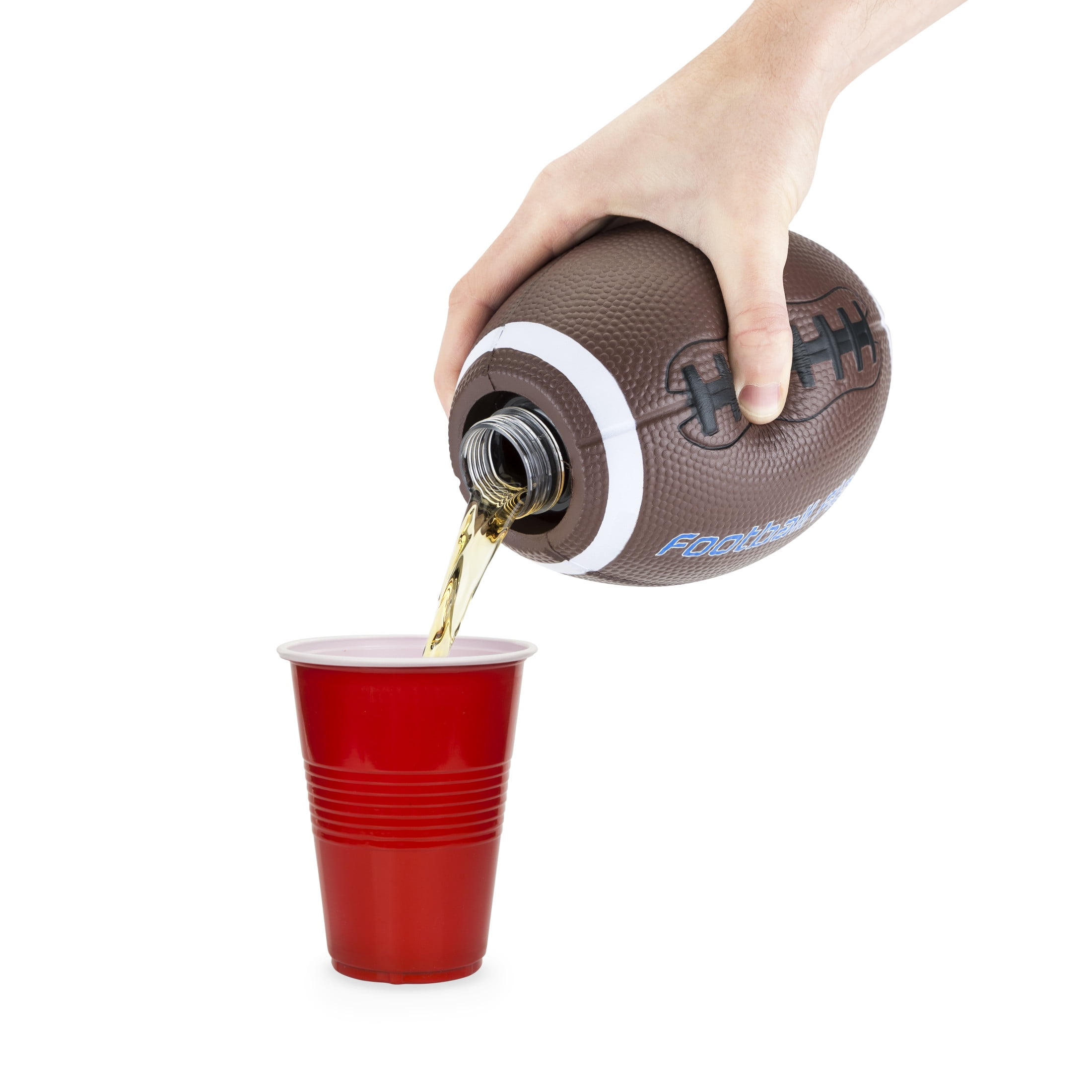 True Football Water Bottle for Sports Games, Tailgating, Outdoor, 10 oz