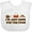 AA-White, variant on Inktastic I'm Just Here for the Food Boys or Girls Baby Bib