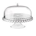 thumbnail image 2 of Guzzini Tiffany Grey Acrylic Cake Stand with Dome Lid, 2 of 8