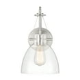 thumbnail image 3 of Satin Nickel One Light Wall Sconce from the Foster Collection, 3 of 5