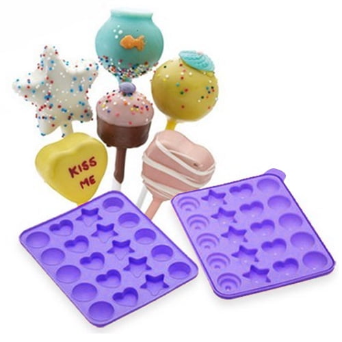 Vandue Corporation Cake Pops Shapes Instant Silicone Baking Pan Set
