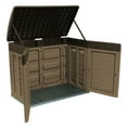 thumbnail image 6 of Starplast Garden Plastic Storage Shed "Willy", Mocha/Brown, 6 of 6