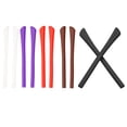 thumbnail image 1 of Puntas de gafas Uxcell, piezas de calcetín antideslizante para gafas, tubo de manga de silicona estilo 2, colores surtidos, 5 pares, 1 of 5