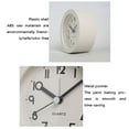 thumbnail image 2 of Despertador de escritorio Advancent Alarmas simples Tipo de aguja Color Blanco, 2 of 6
