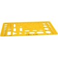 thumbnail image 2 of FYBTO Drafting Templates Geometric Drawing Template Measuring Ruler Yellow Building Formwork Stencils-0621, 2 of 5