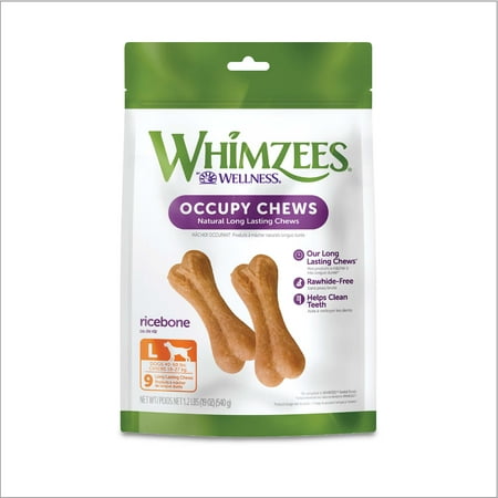 UPC: 0815436016101 | WHIMZEES by Wellness Rice Bone Natural Grain Free Dental Chews for Dogs  Large Breed  9 count