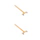 thumbnail image 4 of Sonducket Regla en T, accesorios de tiro con de ajuste libre, golpes para niños, adultos, naranja Naranja 2Conjunto, 4 of 6