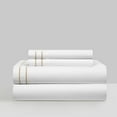 thumbnail image 6 of Chic Home Eleni 8-Piece Solid Color Cotton Comforter Set, King, Gold, 6 of 7