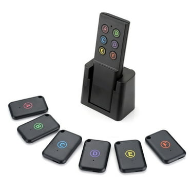 SNNROO Key Finder, Stick on TV Remote Control Finder Wireless Car Key Finders That Make Noise Phone/Wallet Finder with 6 Item Locator Tags