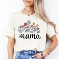 thumbnail image 2 of Bella Canvas Floral Patterned Cotton T-Shirt Mother's Day Birthday Gift, 2 of 5