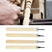 Carving Knife Set Wood Carving Knife, Carving Tools Carving Knife Wood Carving Tools Convenient for Rubber Four-Piece Set
