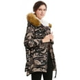 thumbnail image 3 of Orolay Women's Thickened Fur Hood Camouflage Down Jacket, 3 of 5