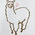 thumbnail image 3 of CafePress - Cute Alpaca Kids Sweatshirt - Kids Sweatshirt, Youth Crew Neck Sweatshirt, 3 of 4