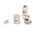 thumbnail image 1 of 90 Degree Angle Barn Door Latch Buckle Stainless Steel Sliding Door Hardware Accessory, 1 of 22