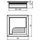 thumbnail image 2 of 80x 80mm Desk Cable Grommet Cable Grommet for Office Table Home F, Cable Organizer, Desk Organizer., 2 of 5