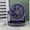 Purple, variant on Desktop Fan, Rvkxad Three speedUSB Desk Fan, Silent Quiet Operation Powerful Wind, Adjustable Wind Direction Small Fan for Home Office Desktop, White