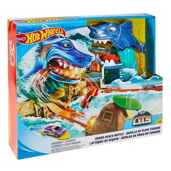 Pista Hot Wheels Batalla en Playa Tiburón