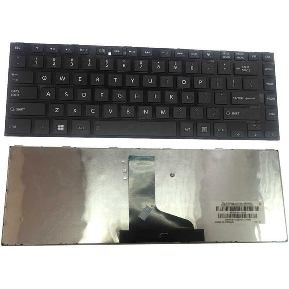 New US Black Laptop Keyboard Replacement for Toshiba Satellite P840-ST2N01 P845-S4200 P845-SP4262M C845-SP4201SA C845-SP4221SL C845-SP4224SL C845-SP4330KL