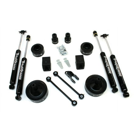 Teraflex 1255200 Budget Boost-Suspension Lift System; 2.5 in. Lift; w/Shocks; Spring Spacers; Trackbar Bracket; Bumpstops;