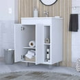 thumbnail image 4 of FM FURNITURE Palmer 24" Free Standing Vanity cabinet White Engineered Wood, 4 of 7