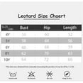 thumbnail image 6 of Gymnastics Leotards For Girls Two-Piece Tank Printing Slim Scoop Neck Gymnastics Bodysuit With Hairband, 6 of 6