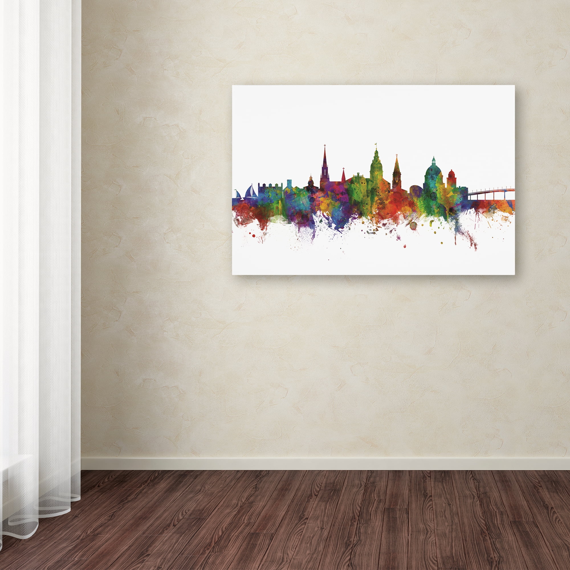 Trademark Fine Art 'Annapolis Maryland Skyline II' Canvas Art by Michael Tompsett