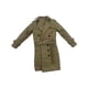 thumbnail image 2 of Gabardina cortavientos para mujer, escala 1/6, ropa en miniatura para figuras de acción de 12" Caqui, 2 of 9
