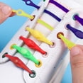 thumbnail image 4 of 24 cordones elásticos sin atar, cordones especiales de goma sin atar, para niños y adultos, 4 of 5