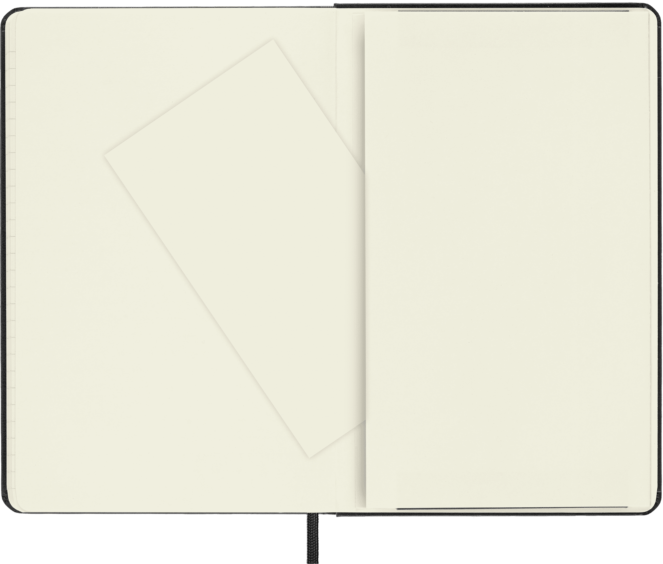 Moleskine Classic Notebook, Hard Cover, Medium (4.5" x 7"), Ruled, Black