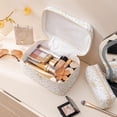 thumbnail image 2 of Bolsa de maquillaje HBSelect acolchada de algodón para viajes, 3 unidades, para mujeres y niñas, 2 of 7