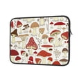 thumbnail image 2 of Bingfone Cartoon Mushrooms Laptop Sleeve Case 13 Inch, 360° Protective Computer Carrying Bag, 2 of 9