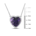 thumbnail image 2 of Everly Women's Amethyst 14k White Gold Necklace, 2 of 6