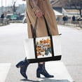 thumbnail image 4 of FORMRS Canvas Laptop Tote Bag for Women with 15.6" Computer Compartments Shoulder Handbag, Autumn Day Pattern, 4 of 7