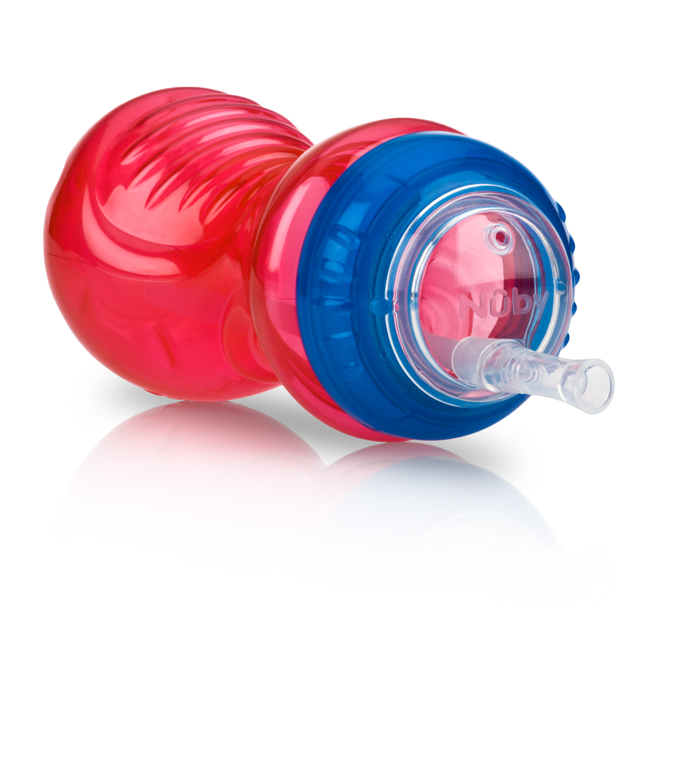 Nuby Easy Grip Soft Straw Sippy Cup, 10oz, 3-Pack photo 6