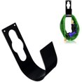 thumbnail image 3 of Garden hose bracket, hose hook, water pipe bracket, wall mounted hook, black reinforced bracket, 3 of 5