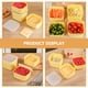 thumbnail image 3 of Caja de queso para rebanadas, contenedor de queso, caja de queso reutilizable, caja de almacenamiento de mantequilla para exteriores, 2 uds., 3 of 6