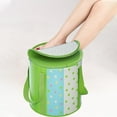 thumbnail image 4 of Danhjin Portable Bath Foldable Foot Soaking Bucket For Household Use Portable Leg Soaking Bathtub Constant Temperature Insulation Thick Dormitory Foot Soaking Bag, 4 of 5