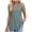 Grey Green, variant on Summer Tank Tops for Women V-neck Sleeveless Shirts Pleated Front Tops