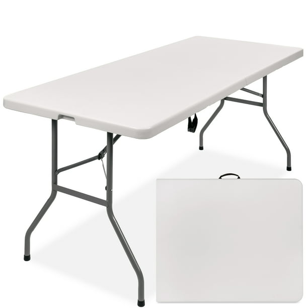 Best Choice S 6ft Plastic, 6 Foot Folding Table Weight Limit