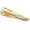 Golden, variant on Animal Wing Tie Clip for Men and Women, Metal Punk Style Tie Bar, Business Shirt Gift