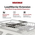 thumbnail image 3 of YAKIMA LoadWarrior 18" Extension for LoadWarrior Rooftop Cargo Basket, Black, 3 of 8