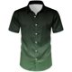 thumbnail image 4 of Blusa y camisa de manga corta con cuello vuelto para hombre, estilo casual, con personalidad, para fiestas de baile, color liso, con solapa y botones, a la moda, blusa de manga corta para hombre, 4 of 8