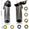 thumbnail image 4 of Typpkmm Flavored Water Bottle with Flavor Pods Frosted Air Water Up 650ml, 4 of 7