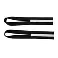 thumbnail image 4 of 2 uds correas de muñeca de elevación lona antideslizante mejorar la fuerza forma de herida correas de levantamiento de pesas negro YUNYI BRAND  Deportes, 4 of 8