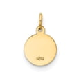 thumbnail image 4 of Real 14kt Yellow Gold Saint Christopher Medal Charm Pendant; for Adults and Teens; for Women and Men, 4 of 4