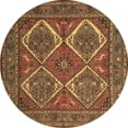 thumbnail image 1 of Ahgly Company Indoor Round Persian Brown Traditional Area Rugs, 8' Round, 1 of 4