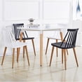 thumbnail image 7 of Aron Living Spindle 18" Mid-Century Plastic Dining Chairs in White (Set of 2), 7 of 7