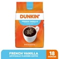 thumbnail image 3 of Dunkin’ French Vanilla Artificially Flavored Ground Coffee, 18 oz Bag, 3 of 12