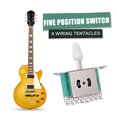 thumbnail image 4 of Interruptor Selector de Pastilla Guitarra Bsvklp 5 Vías para Accesorios Piezas Eléctrica ST SQ, 4 of 9